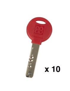 10 LLAVES EN  BRUTO CILINDRO MPRO C88.