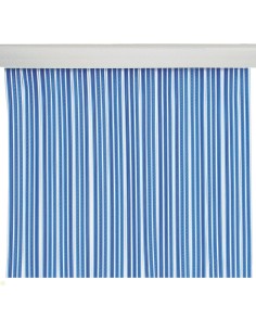 CORTINA DE PUERTA CINTA AZUL 90X210 CM