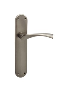 MANILLA C/ PLACA.NIQUEL SAT .45xh242 mm.