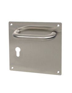 MANILLA PLACA. 170x170  mm. INOX. BOC.47