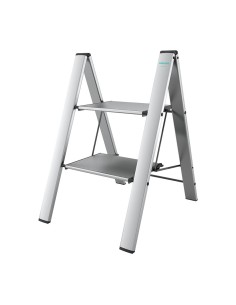 ESCALERA ALUMINIO ULTRA SLIM 2 PELDAÑOS